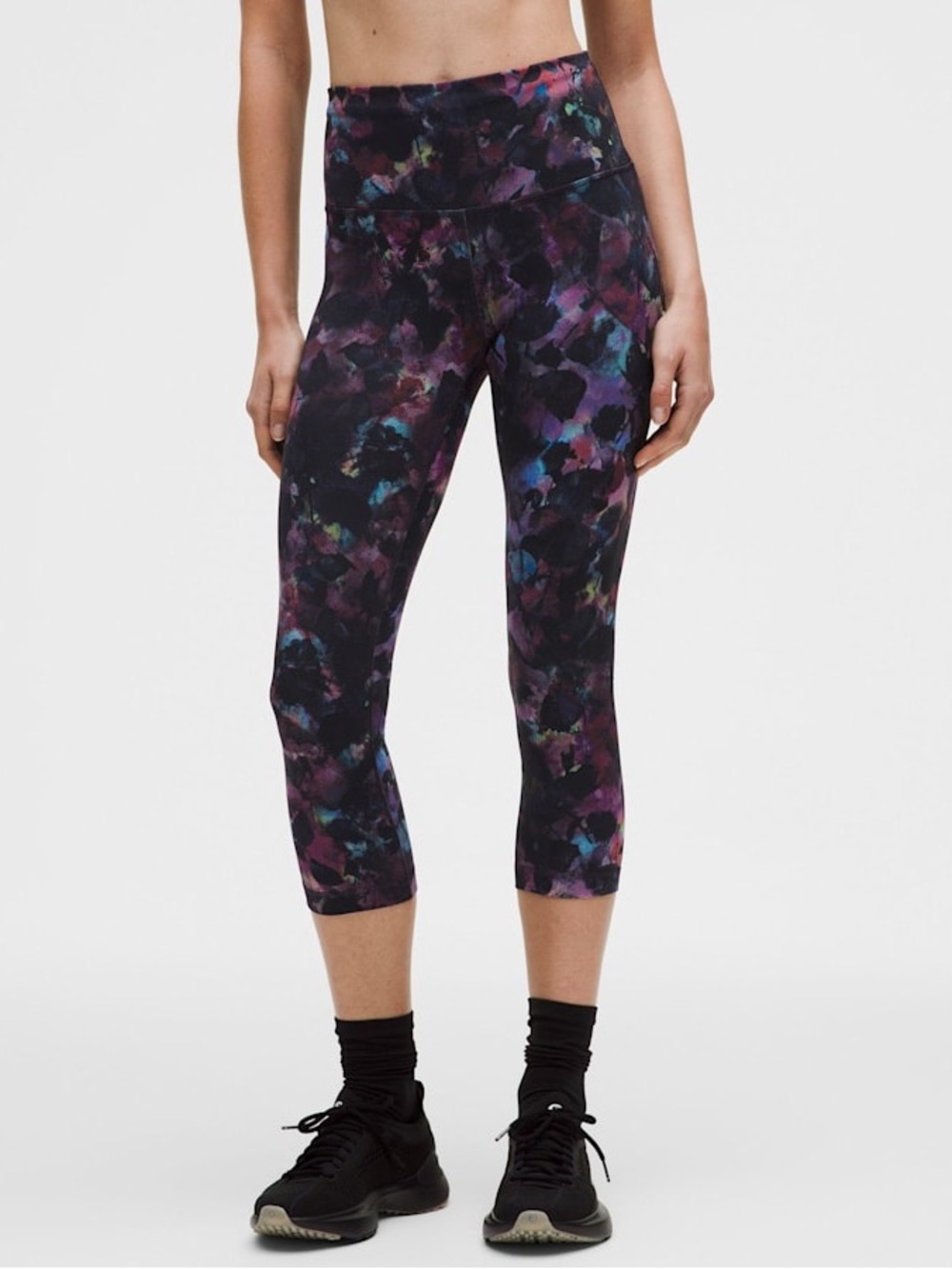 Lululemon Wunder Train High-Rise Crop 21" Opulent Floral